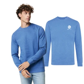 Iqoniq Sweatshirt mit Rundhalsausschnitt | Recycelte & biologische Baumwolle 340g/m² | Unisex | Ungefärbt