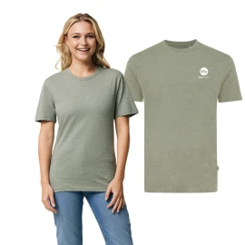 Iqoniq klassiek passend T-shirt | Gerecycled en biologisch katoen 180g/m² | Unisex | Ongeverfd