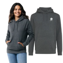 Sweat à capuche Iqoniq | Coton recyclé et biologique 340g/m² | Unisexe | Non teint