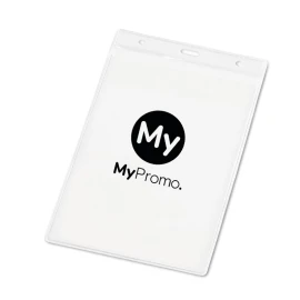 Porte-badge | PVC | 11 x 17 cm | Peut-être attaché à un tour de cou