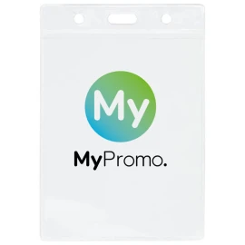 Badge holder | PVC | 9,4x8,3cm | With insert