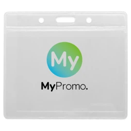 Badge holder | PVC | 9,4x6,7cm | With insert