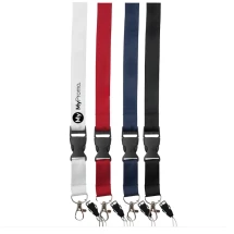 Telefoonhouder sleutelkoord | Polyester | Afneembare gesp