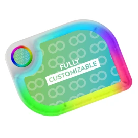 Rolling tray | Plastic | LED lighting | Wireless charging | 10000 mAh battery | App and touch screen control