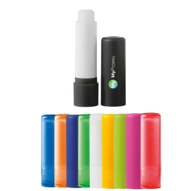 Lip balm stick | Plastic & wax | Vanilla flavour | SPF10 | Many colors