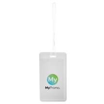 Gepäckanhänger | Plastik | Papiereinlage