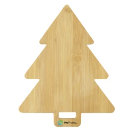 Tagliere da cucina | Bambù morbido | Design albero di Natale
