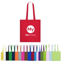 Tote bag | Cotton 140g/m² | Long reinforced handles | Max 10kg | Many colours available