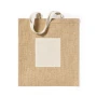 Tote bag | 240g/m2 | Corpo in iuta | Tasca frontale in cotone | Max 6kg | Toni naturali