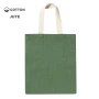 Bolsa de mano | 240g/m2 | Yute y algodón | Asas medianas | Max 6kg | Muchos colores