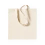 Draagtas | 240g/m2 | 100% katoen | Versterkte handvaten | Max 9kg | Beige