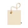 Draagtas | 180g/m2 | 100% katoen | Max 7kg | Recycled karton hangtag inbegrepen