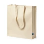 Tote bag | 180g/m2 | 100% cotton | Gussets | Recycled cardboard hangtag included