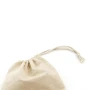 Bread bag | 100% cotton 105g/m² | Matching colour drawstring closure | Stitched finishing