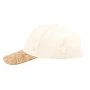 Casquette | Coton biologique & liège naturel | Certifiée GOTS | Fermeture velcro ajustable