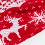 Weihnachtsmütze | Weiches Acryl-Polyester | Weihnachtsmuster | Mit Bommel