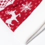 Weihnachtsmütze | Weiches Acryl-Polyester | Weihnachtsmuster | Mit Bommel