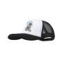 Trucker-Cap | Polyester | 5 Paneele | Verstellbarer Kunststoffverschluss | Weiches Finish