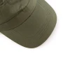 Militaire pet | Van geborsteld katoen | Verstelbare klittenbandsluiting