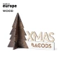 Kerstdecoratie | Hout | Boomdesign | Gemaakt in Europa