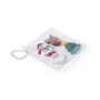 Radiergummis | In transparenter tasche mit tragkette | Weihnachtsdesign