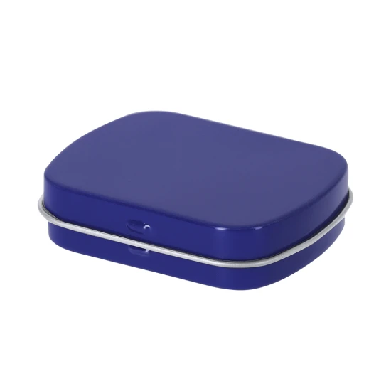 Snoepdoosje | Metaal | 23 g | Klepdeksel | Bevat ca. 150 suikervrije muntjes | Blauw