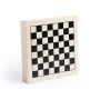 Spielset | Holz | 16 x 16 x 3 cm | Mikado | Schach | Dame | Domino