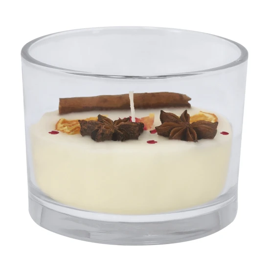 Aromatic candle | Vegetabe wax | White