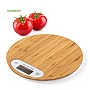 Keukenweegschaal | Bamboe 165 g | Ø19,3 x 1,7 cm | Maximaal 5 kg | Digitaal display