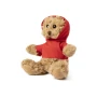 Teddybeer | Polyester | 16x16x12 cm | Met T-shirt voor personalisatie | Zacht en knuffelbaar