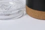 Mug isolé | Acier inoxydable avec base en liège naturel | 330 ml | Couvercle doseur