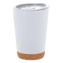 Tasse isolée | PP recyclé | 260 ml | Base en liège | Couvercle doseur facile à ouvrir