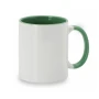 Sublimation mug | Ceramic | 350ml | White mug for sublimation | Colourful handle and interior