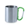 Mug | Stainless steel | 210ml | Carabiner handle