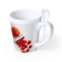 Mug | Ceramic | 350 ml | Spoon in the handle | Sublimation print