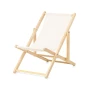 Chaise pliante | Bois & toile | 4 positions réglables | Convertible en transat | Incl. sac de transport