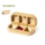 Pillbox | Bamboo | 3 compartments | Magnetic closure