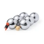 Petanque set | Metal and wood | With measuring string | rPET carrying case with handle and zip closure