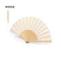 Éventail | Bois, coton & polyester | 42,5x23 cm | Durable