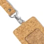 Laccetto con portabadge | Sughero e PVC | Durevole