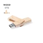 OTG USB-Stick | Holz | 16GB | Drehclip