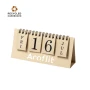Ewiger Kalender | Recycelter Karton | Schwarze Ringe