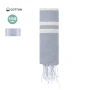 Pareo asciugamano | Cotone e poliestere 150g/m² | Con frange | Ricamabile