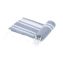 Pareo asciugamano | Cotone e poliestere 150g/m² | Con frange | Ricamabile