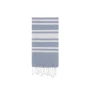 Pareo asciugamano | Cotone e poliestere 150g/m² | Con frange | Ricamabile