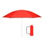 Foldable beach umbrella | Nylon & fiberglass | ⌀160 cm | Wind resistant | UV protection