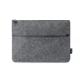 Pochette pour ordinateur | Feutre rPET | Compartiment principal rembourré pour ordinateur 15" | Poche avant zippée