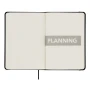 Cuaderno con planificador mensual | PU | Tapa dura | 100 hojas | 13 hojas de planificación