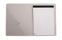 Folder | Resistant recycled cardboard | Elastic band closure | Incl. flap pocket and pen holder