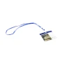 Badge lanyard | Polyester & PVC | 58 cm | Carabiner closure
